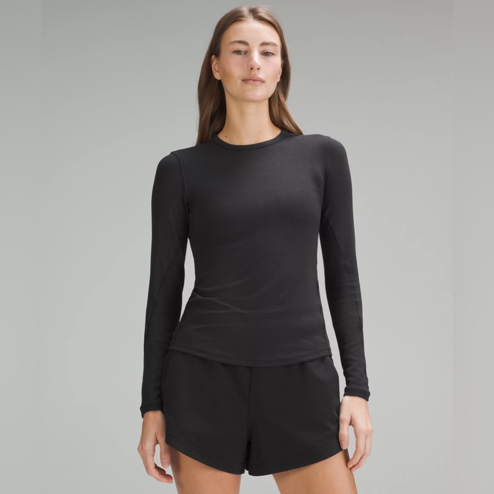 Lululemon - Womans size 4 - Hold Tight ribbed long sleeve top